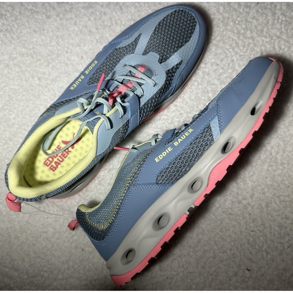 Women's Eddie Bauer Koshi 318252 Blue & Pink Walking/Hiking Shoes Size 11M